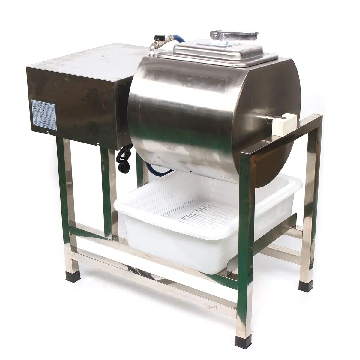 Miscelatore in acciaio inox Menger Macelleria Marinator 38L, 220 V/50 Hz, 78 x 42 x 83 cm, 200 W, per supermercati, negozi di alimentari