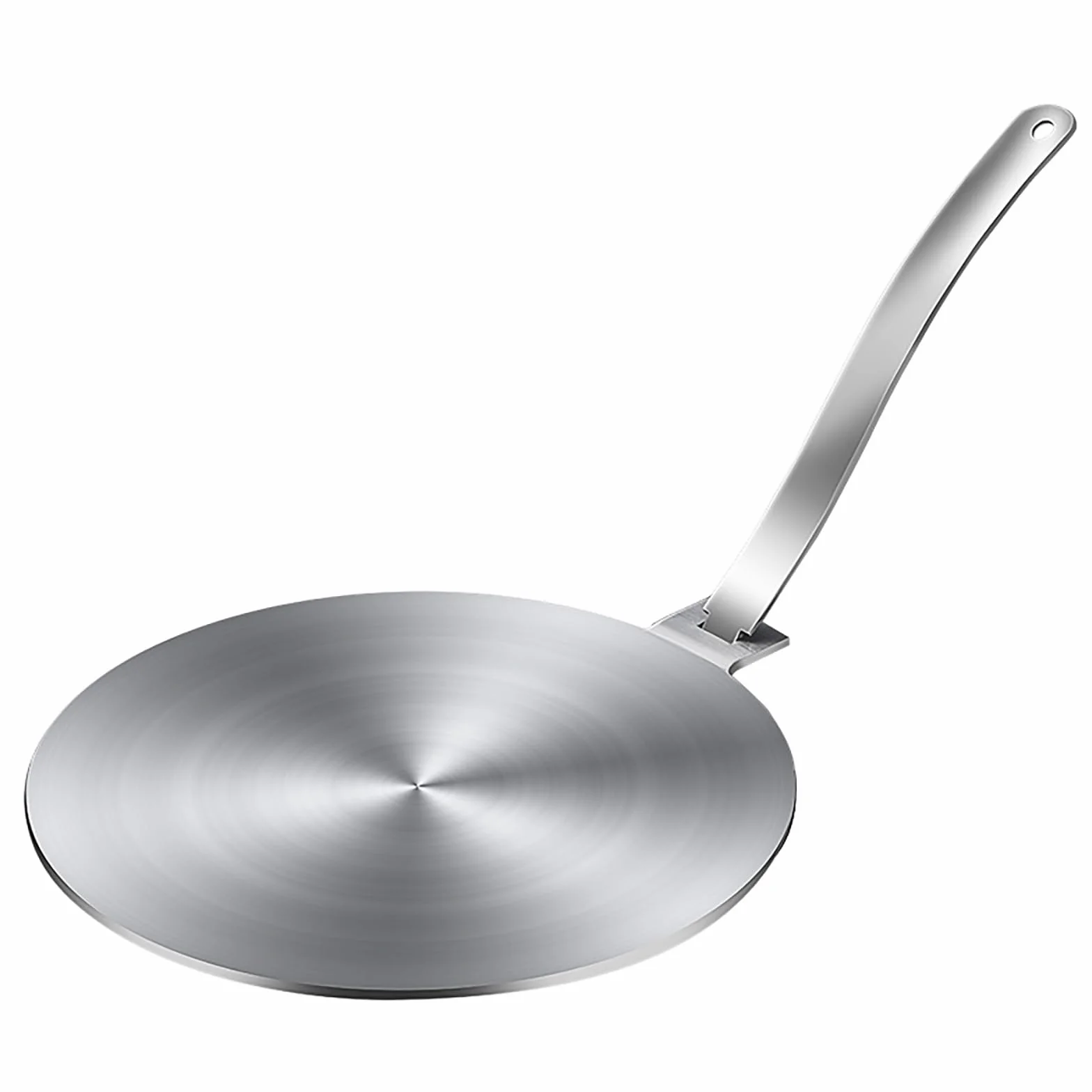 RoseFlower Adattatore Induzione 28cm/11'', Piastra Convertitore per Piano Cottura a Induzione in Acciaio Inossidabile, Piastra Diffusore di Calore con Manico Rimovibile
