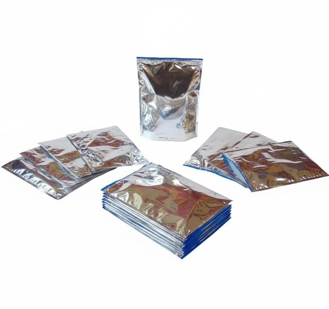 PZ 20 BUSTA TERMICA CM 31 X 40 SACCHETTO RICHIUDIBILE PER TRASPORTO ALIMENTI CONGELATI COLORE ARGENTO