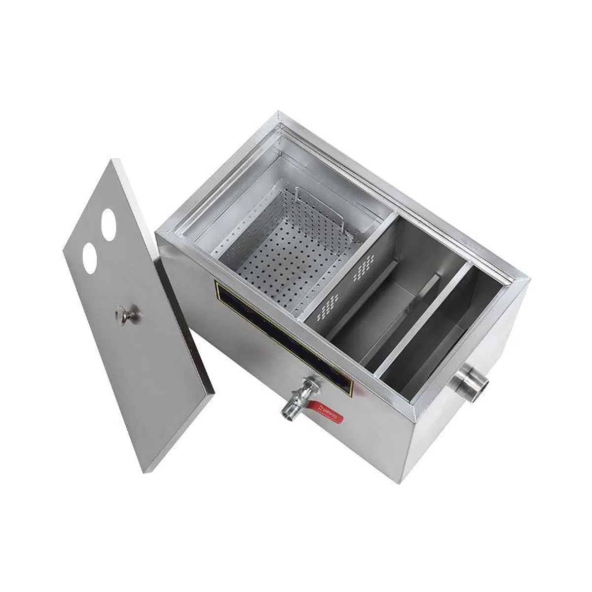 Filtro Antigrasso, Separatore Di Grasso Per Acque Reflue In Acciaio Inossidabile Commerciale Per Sottolavello, Separatore Di Grasso Commerciale Con Ingresso Dall'alto Per Cucine Di Ristoranti, Hotel