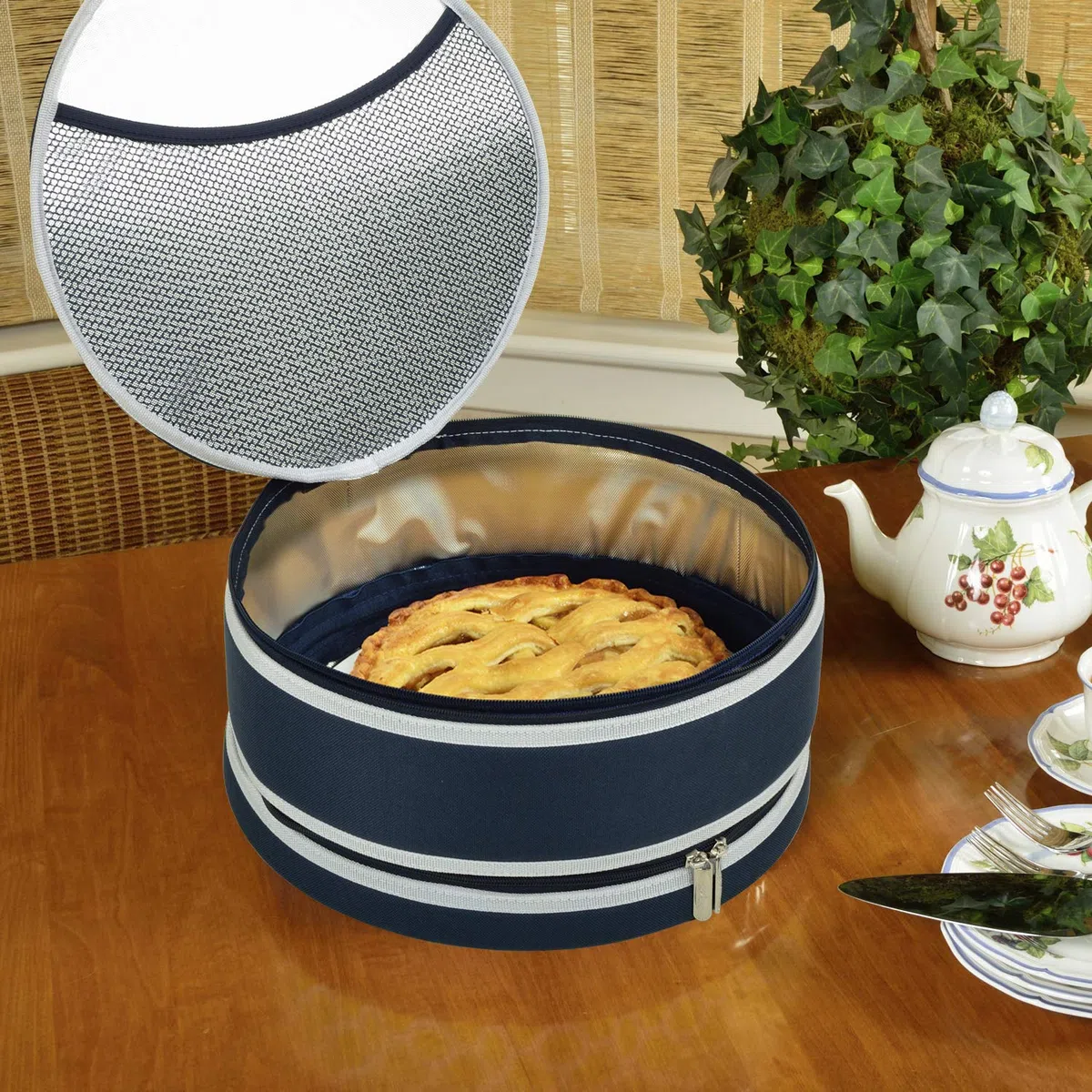 Picnic Ascot 540-BLB Carrier Pie-Cake Grassetto - Blu marino