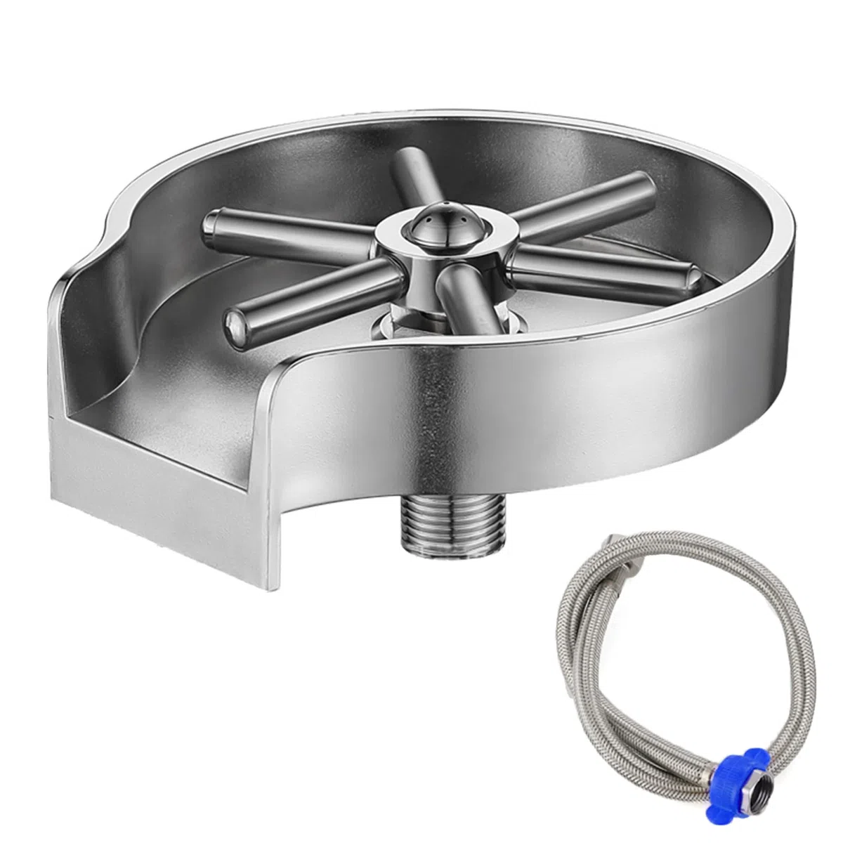 Lavabicchieri Lavandino,Sciacquatrice in Vetro per lavello da Cucina Rondella per Tazza per lavello Barra di Fissaggio per lavello Sciacquatrice in Vetro Accessori per lavello da Cucina