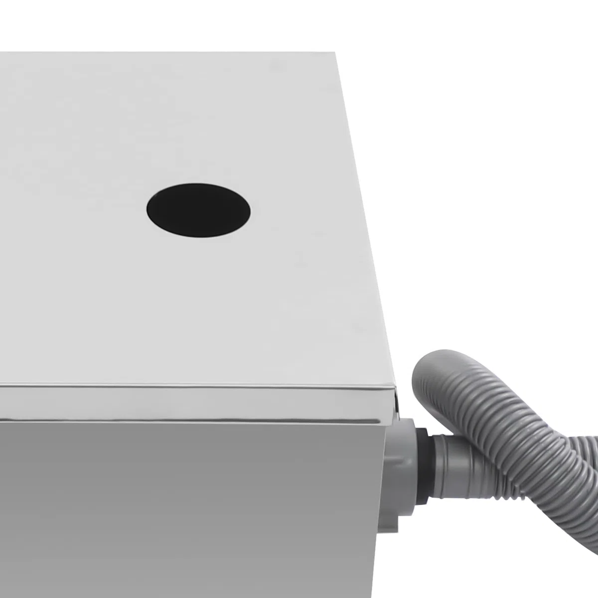 Trappola di grasso commerciale barriera grasso in acciaio inox separatore filtro olio trappole grasso sotto il flusso lavandino 0,8 m3/h per ristorante cucina