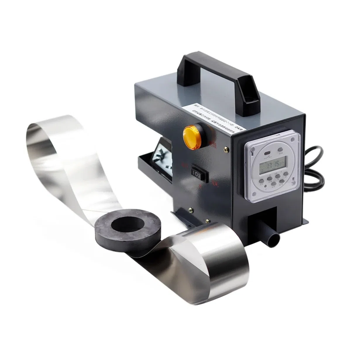 Sgrassatore a nastro in acciaio CNC,Skimmer portatile 13L/H,Macchina di recupero separatore olio-acqua da 14W,per la fabbrica di lavorazioni/stampi
