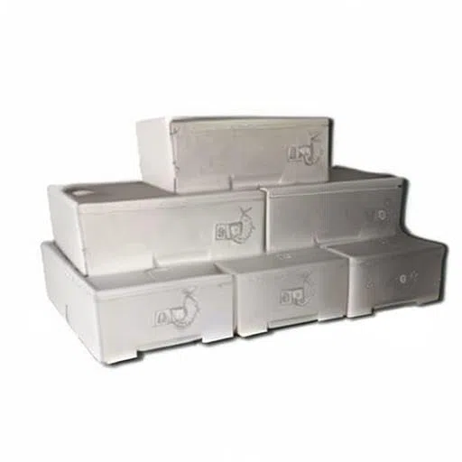 SCATOLA TERMICA - CASSA TERMICA IN POLISTIROLO - BOX TERMICI - SCATOLA TERMICA - TRASPORTO PER ALIMENTI - 6 PEZZI (6 KG)
