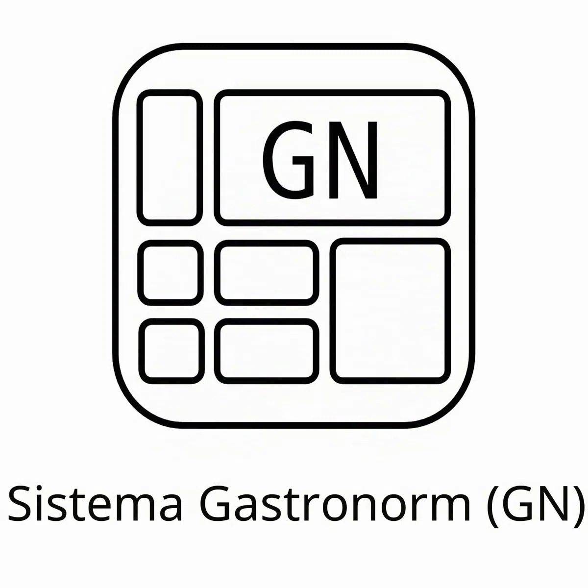 APS 81104 Contenitore GN 1/1, contenitore Gastronorm, in acciaio inox, dimensioni 32,5 x 53 cm, profondità 100 mm, volume 13,25 litri