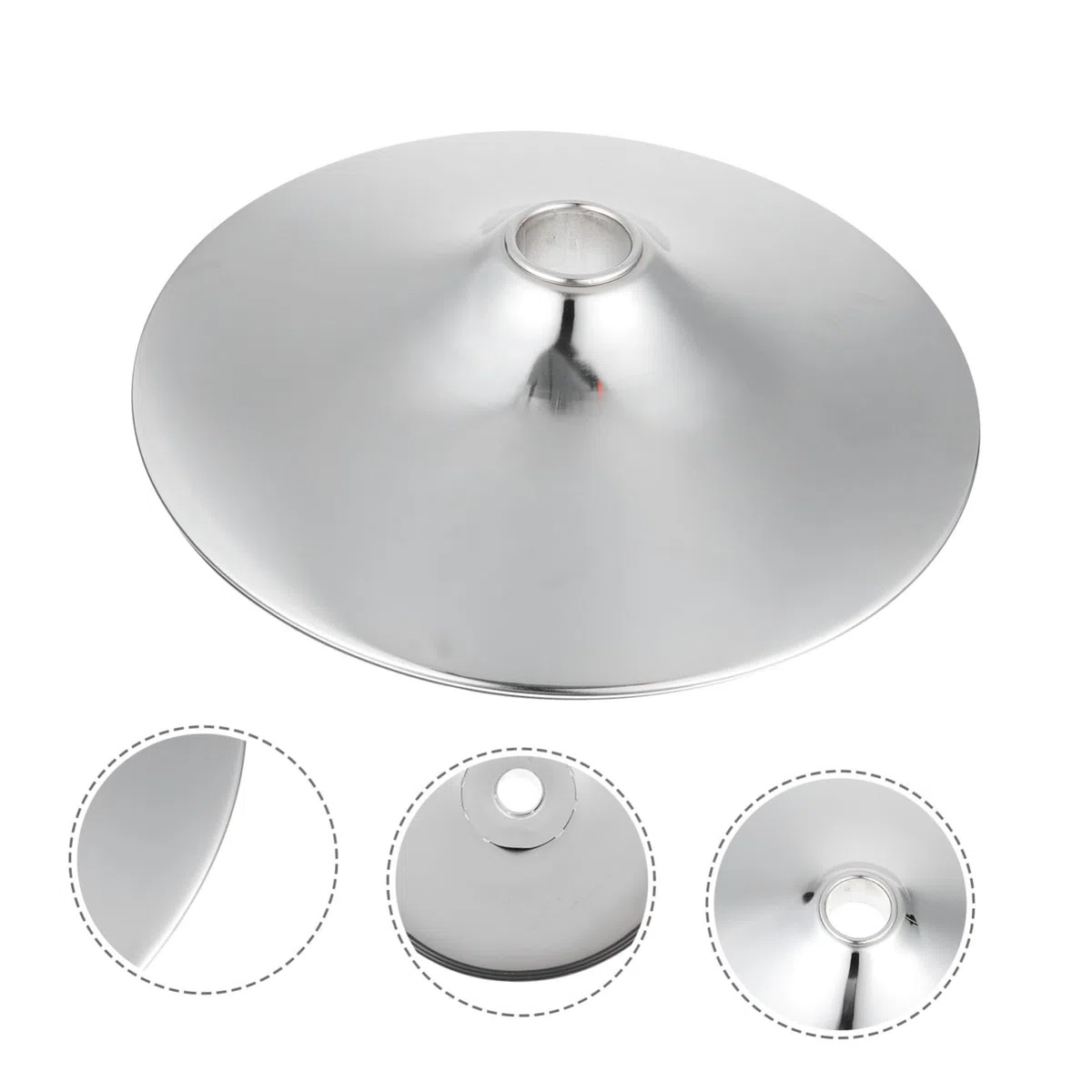 Base Rotonda Design Semplice e Creativo per Tavolo e Sedia in Lega di Alluminio Resistente alla Ruggine e Usura per Camera da Meditazione e Camera da Letto