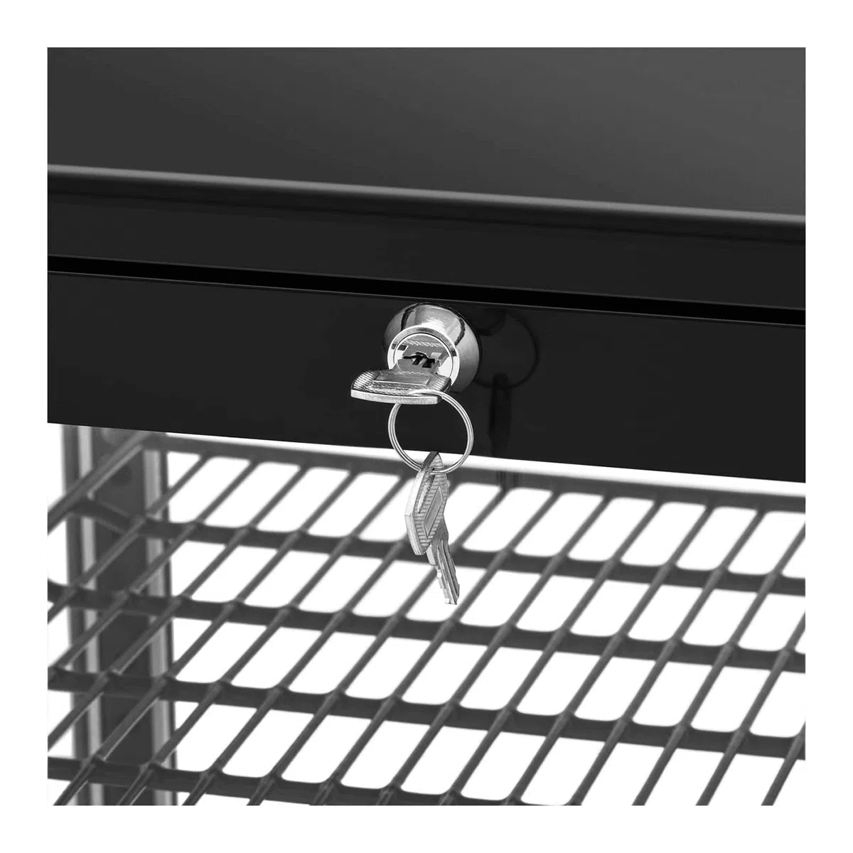 Royal Catering Vetrina Refrigerata da Banco RCCC-78-BT (78 L, 4 livelli, nero, chiudibile a chiave)